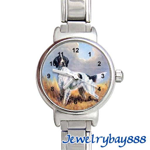   Stainless Steel Italian Charms Quartz Movement Wrist Watch BC339