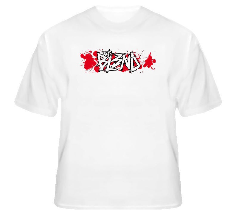 Dj Bl3nd Blend Music Rave Techno Dubstep White T Shirt