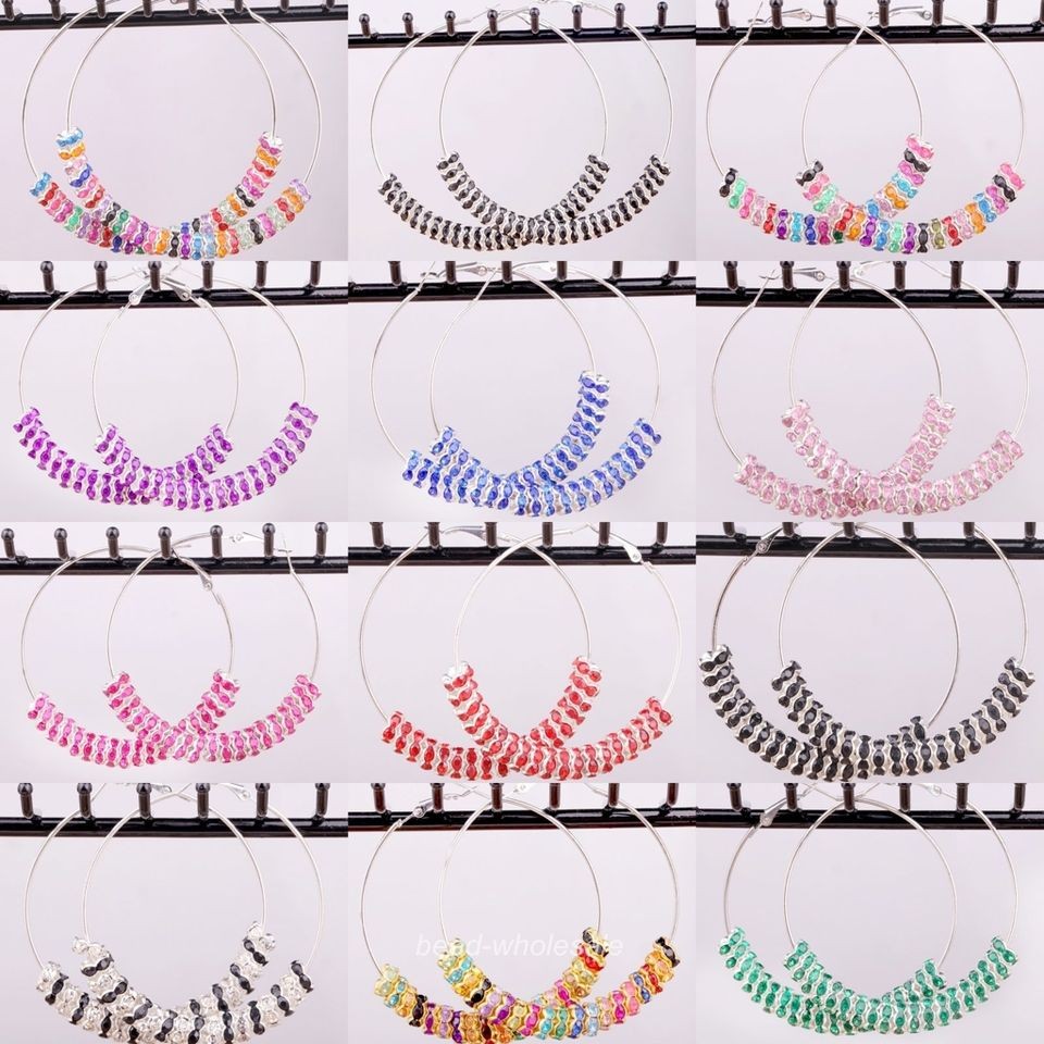 bead hoop earrings in Earrings