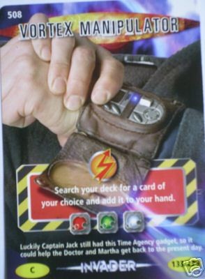 DR WHO INVADER CARD 508 VORTEX MANIPULATOR   MINT 