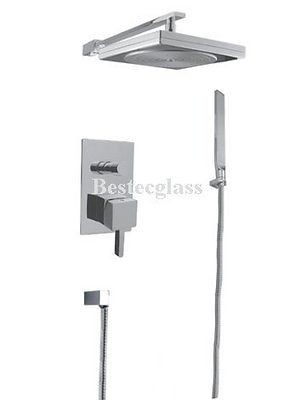 Square Rain Style Bath Wall Mounted Tub Shower Faucet