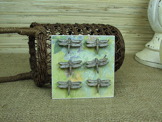 Memo Board Dragonfly Magnet Set Home Decor