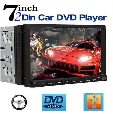 HD OEM Double 2 Din 7 Touch Screen Car Stereo DVD Player Radio 