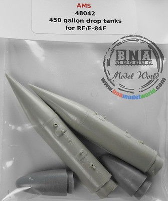 AMS 1/48 450 Gallon Drop Tanks for RF/F 84F #48042