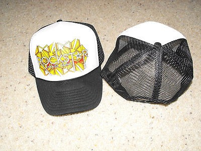 ROCKSTAR ENERGY DRINK SNAPBACK BASEBALL HAT BLACK AND WHITE NEW **FREE 