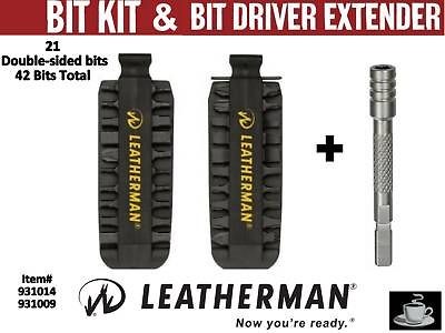 LEATHERMAN COMPLETE BIT KIT & BIT EXTENER Charge, Surge, Wave, CX