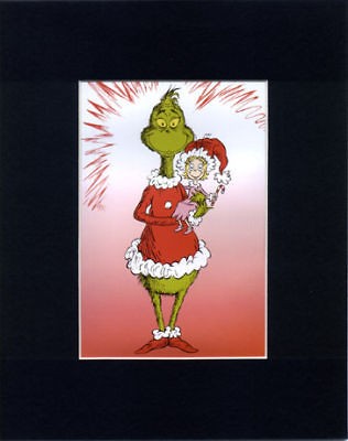 CINDY LOU WHO Mat Print ~ Grinch~ Candy Cane