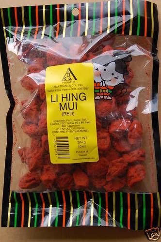 Pkgs. * NEW * RED LI HING MUI SEED,DRIED PLUM SEED