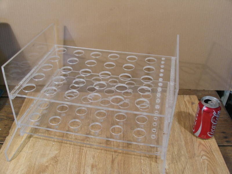 Clear Acrylic Test Tube/Pipe​tte+ Glassware Holder