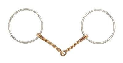 Kelly Twisted Copper Wire Snaffle Ring Bit Horse Tack Equine