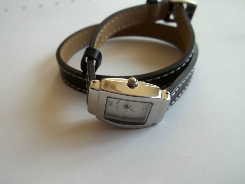 LOUIS PION watch,great working cnd,quartz,wrap around band,FONDACIER 