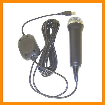 USB Mic Microphone for Wii Xbox 360 PS 2 3 Rockband Guitar Hero