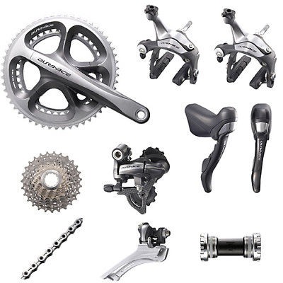 Shimano 8pc dura ace 7900 Group set 34/50 170 172.5 175