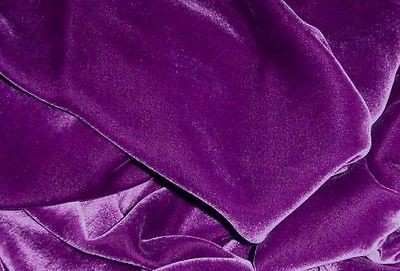   fabric 28 /silk72/rayon rich EGGPLANT   fiber arts doll clothes CQ