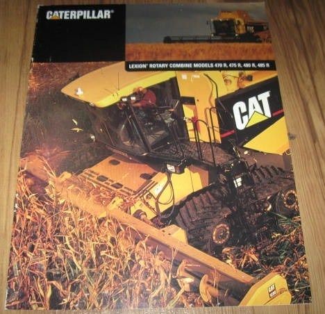 Caterpillar Lexicon 470R 475R 480R 485R Rotary Combine Sales Showroom 