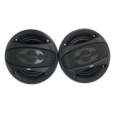 Way Car Auto Black Stereo Audio System Speakers 2 Pieces