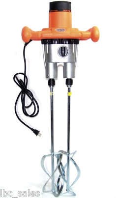 Double Head Electric Hand Mixer Paint Cement Mortar