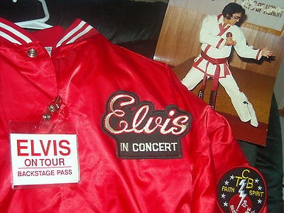 ELVIS PRESLEY CONCERT TOUR JACKET karate SIZE EXTRA LARGE