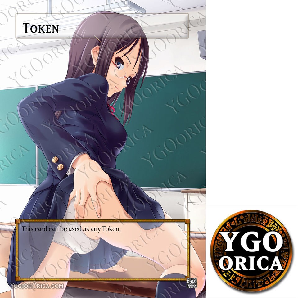 1x Sexy Anime Girl YuGiOh Orica Token Non Holo Eng NM #027 ♔