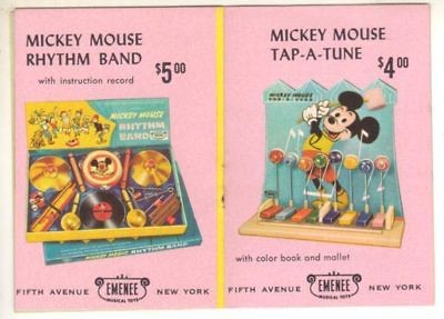 1940`s? EMENEE MUSICAL TOYS, MINI CATALOG