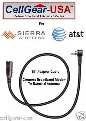   Wireless AT&T Mercury Compass 885 Modem External Antenna Adapter FME M