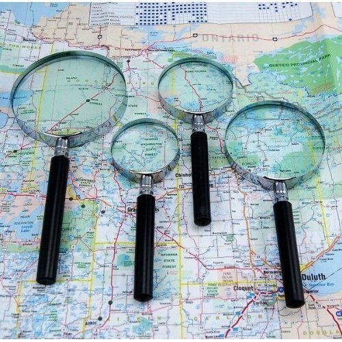 Piece Power Magnifying Glass Set   3X, 5X, 6X & 8X