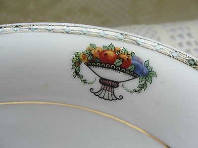 Vintage The Regence Victoria China Czechoslovakia Fruit & Flower Coupe 