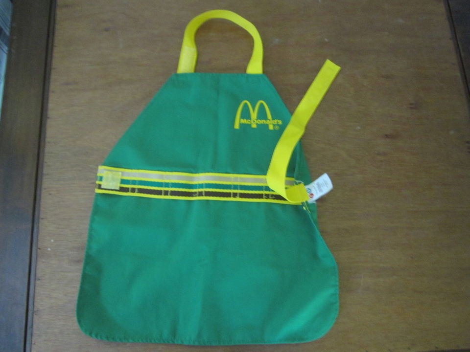 Fisher Price Fun with Food McDonalds Crew Uniform Apron