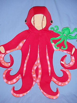 Octopus full body costume;squid; fish sz 0 6 mo.NWOT plush octopus toy 
