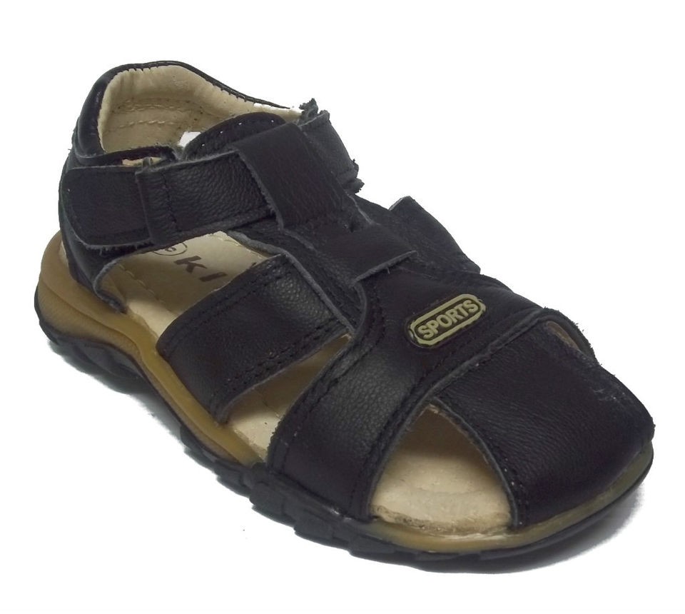 Klix Infant Boy Leather Velcro Fisherman Sandal 3532 1D