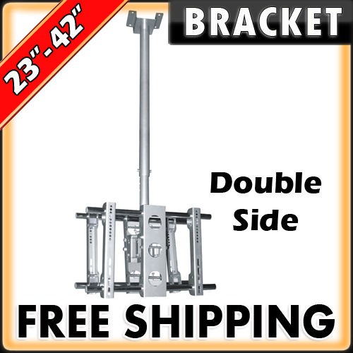   Swivel 23 27 30 32 37 40 42 Double LED TV Mount Bracket Flat Screen