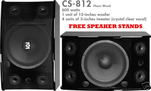 BETTER MUSIC BUILDER BMB CS 812 600W KARAOKE SPEAKER