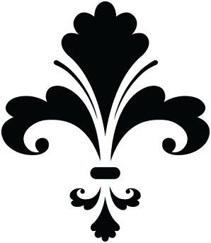 fleur de lis decals in Home & Garden