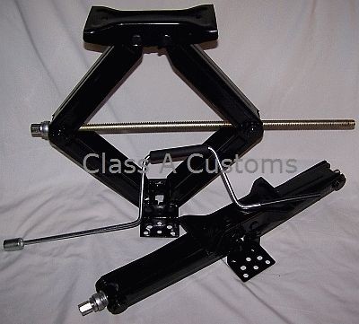 Two   24 2500 lb RV Scissor Leveling Jacks Trailer NEW