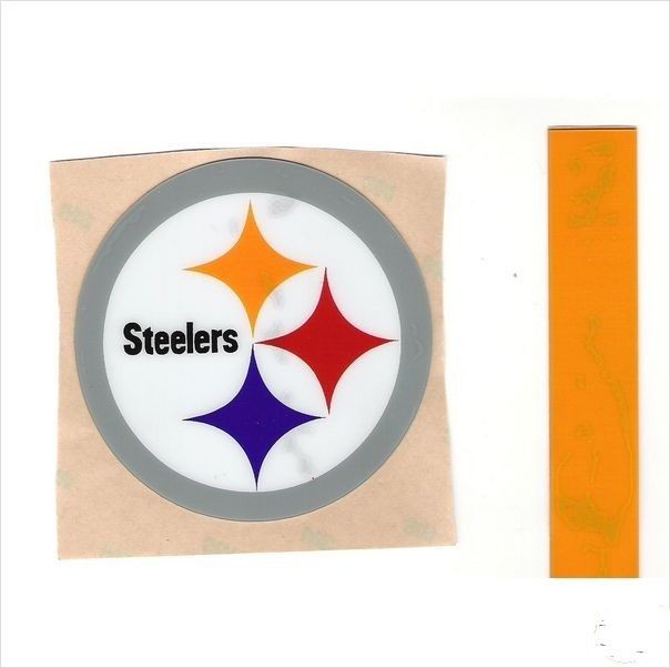 Pittsburgh Steelers FULL SIZE FOOTBALL HELMET DECALS W/STRIPE