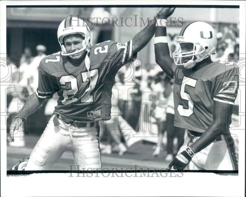   Photo University of Miami Hurricanes Football Kicker Carlos Huerta