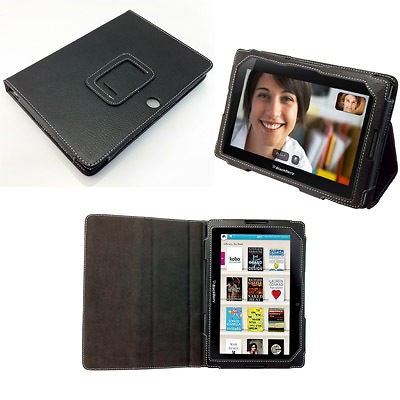 F1 PU Leather Folio Stand Case Cover Dock Holder for Blackberry 