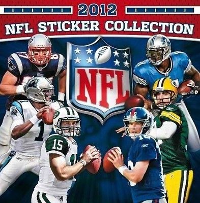 2012 PANINI NFL FOOTBALL STICKER ALBUM BOOK + 5 PACKS OF STICKERS