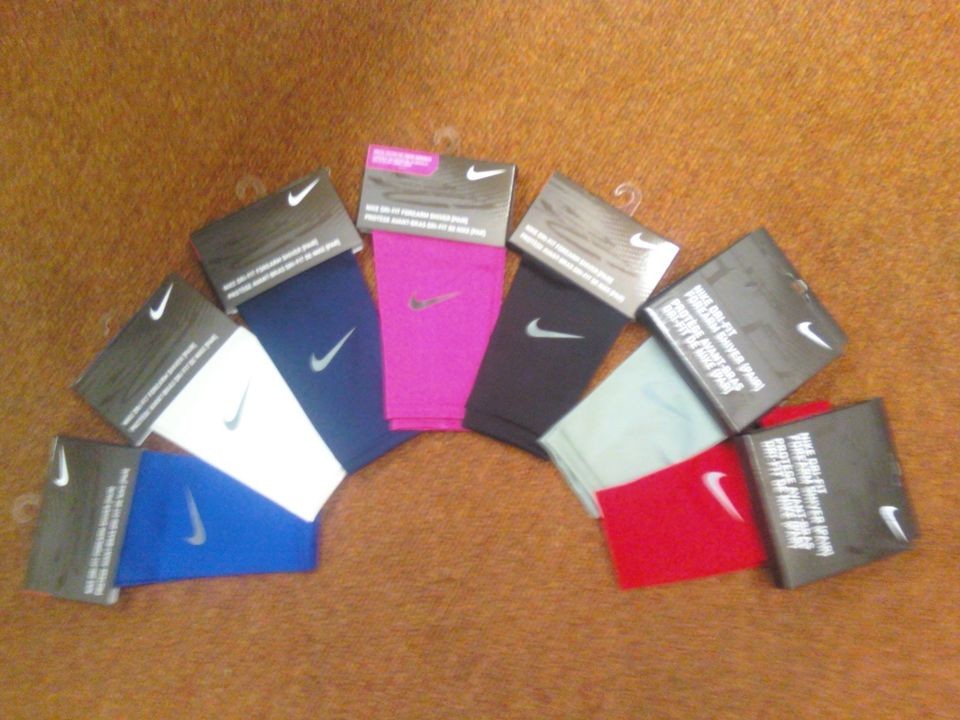 Nike Dri Fit Forearm ShiverCompressionSleeveBlack Navy White Red Royal 