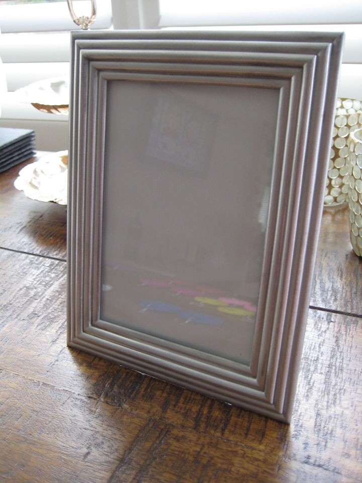 VINTAGE ART DECO STYLE SILVER PHOTO FRAME 7X5 IKEA RANSBY SATIN 