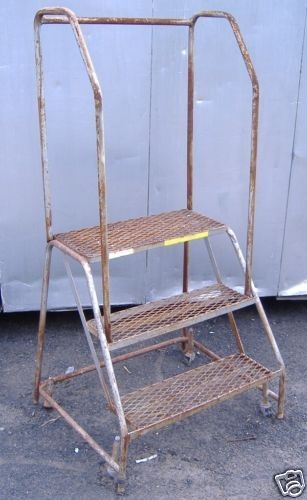 Foot Rolling Step Ladder Unit