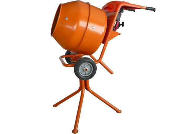 hd portable 5 cubic foot concrete mortar cement mixer 2.5hp gas motor 