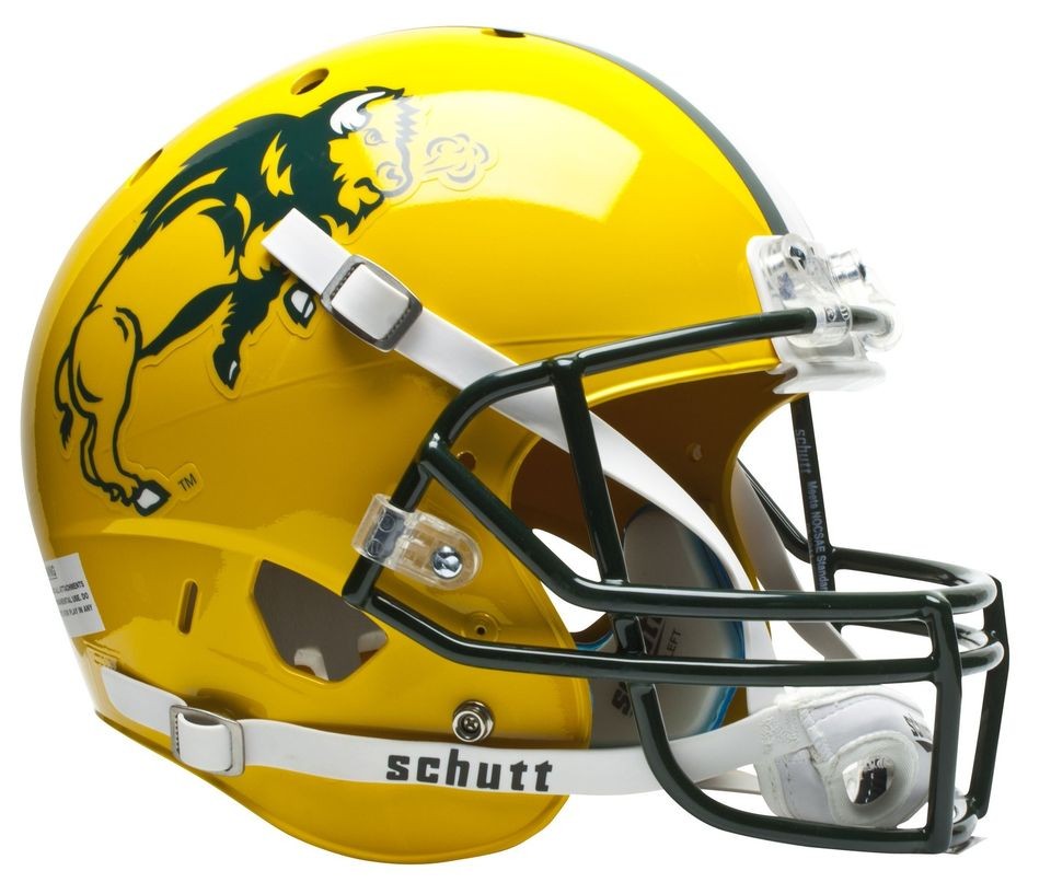 NORTH DAKOTA STATE BISON Schutt AiR XP REPLICA Football Helmet NDSU