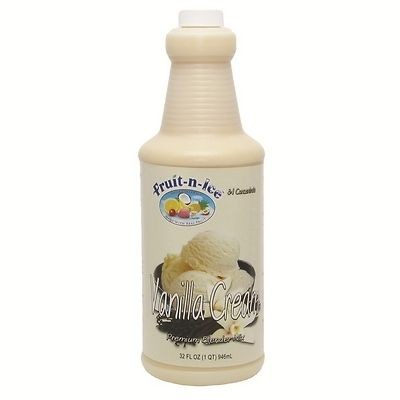 Fruit N Ice Vanilla Cream Blender Frozen Mix 31 Bottle