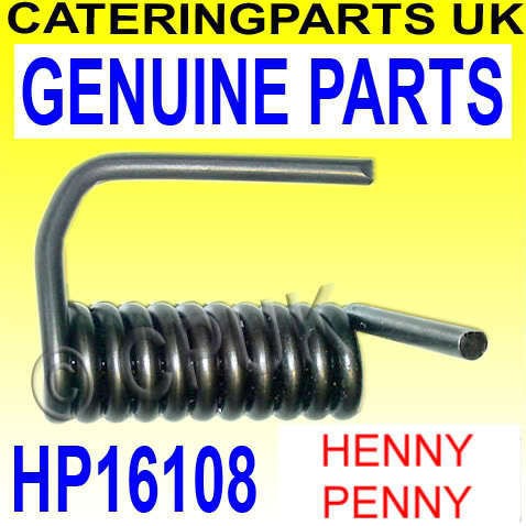 PARTS 16108 HENNY PENNY PRESSURE FRYER LID HINGE SPRING