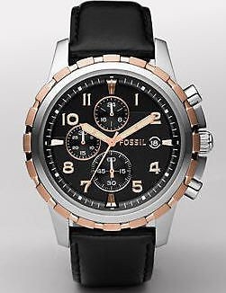 Mens Fossil Dean Chronograph Watch FS4545