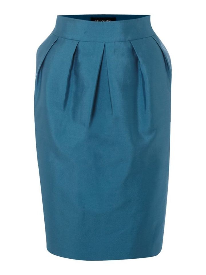 Episode Structured Tulip Skirt In Blue From 