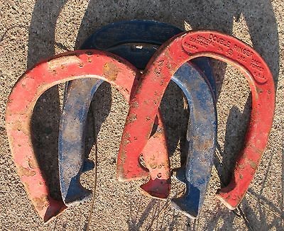 VINTAGE DIAMOND DOUBLE RINGER MADE IN DULUTH USA HORSESHOES SET 4   2 