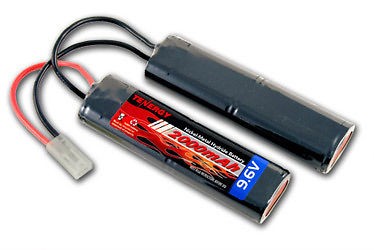 Tenergy 9.6V 2000mAh Nunchuck NiMH Airsoft Battery Pack