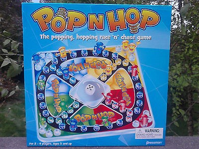   HOP   The Popping, Hopping Race N Chase Game Trouble Board Game 1704B